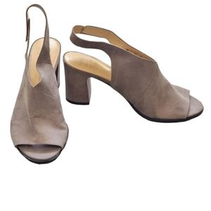 Naturalizer Gray Preston Slingbacks Size 9M